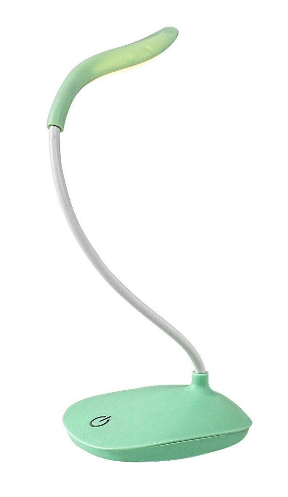 Lampada da scrivania LED verde dimmer USB 2W Rabalux