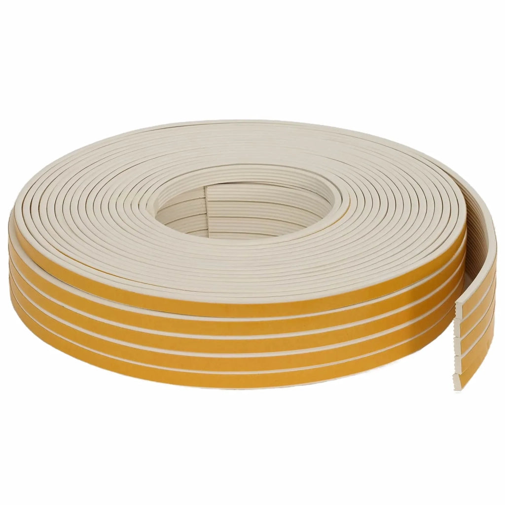 Nastro adesivo per finestre Bianco 15 x 8 mm 12 m Schiuma EPDM 42038130