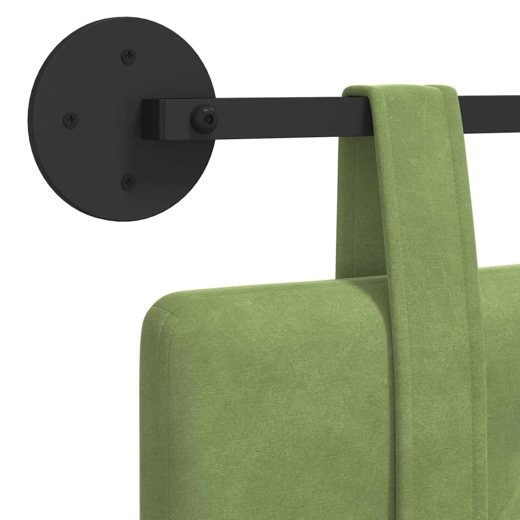 Testiera | Testata sospesa Verde chiaro Velluto