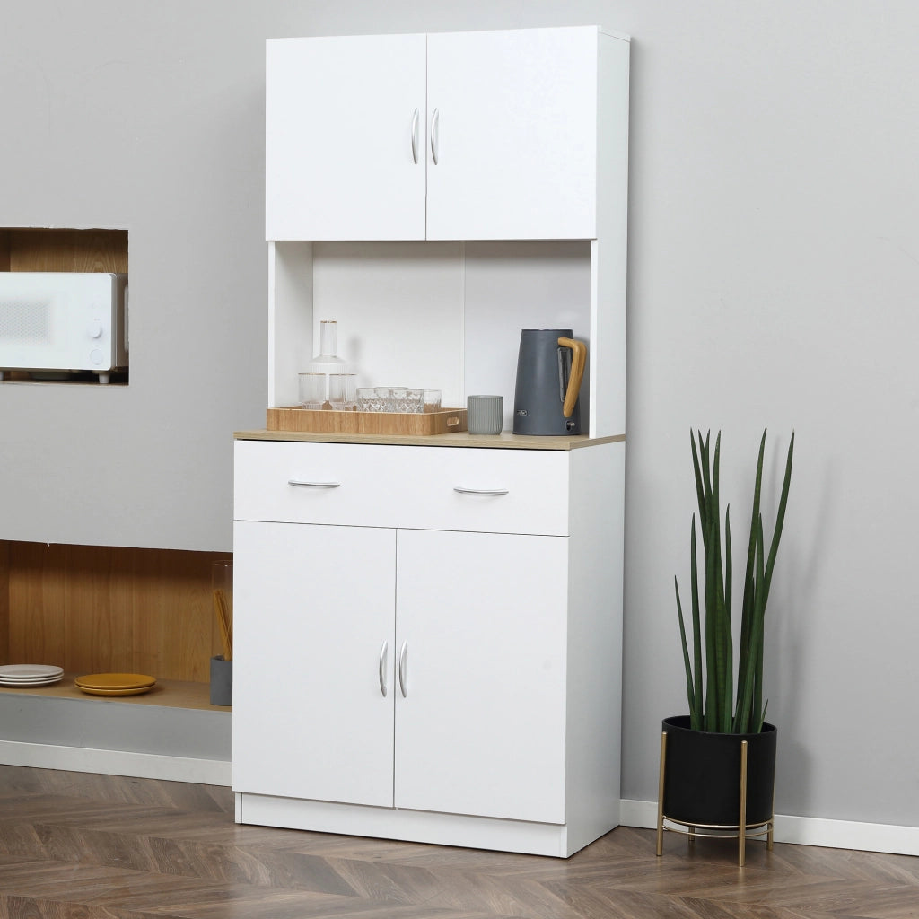 Credenza ¨C Minimal ¨C Legno Bianco 80x40x180