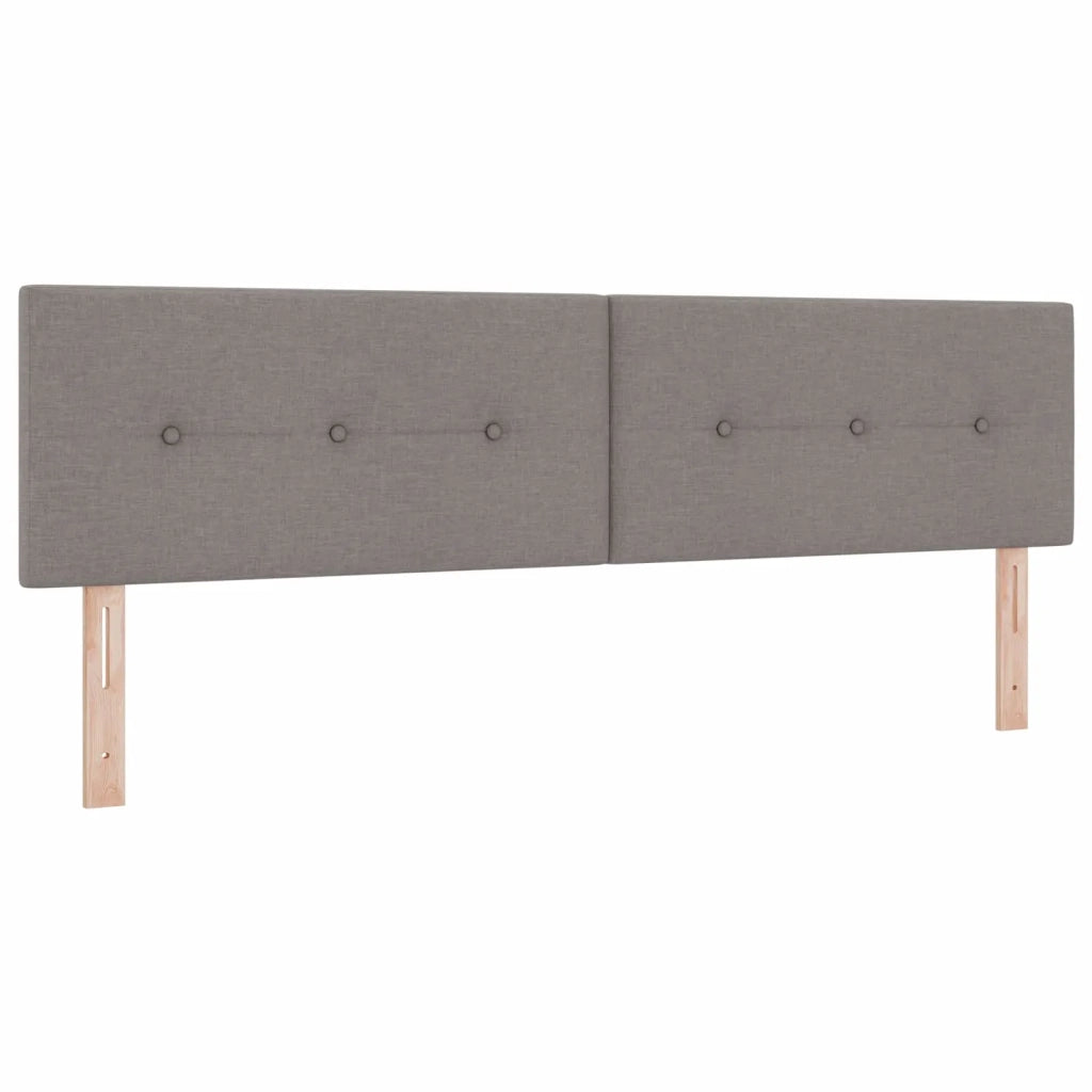 Letto box spring con materasso Tortora 180 x 200 cm Tessuto 3450541