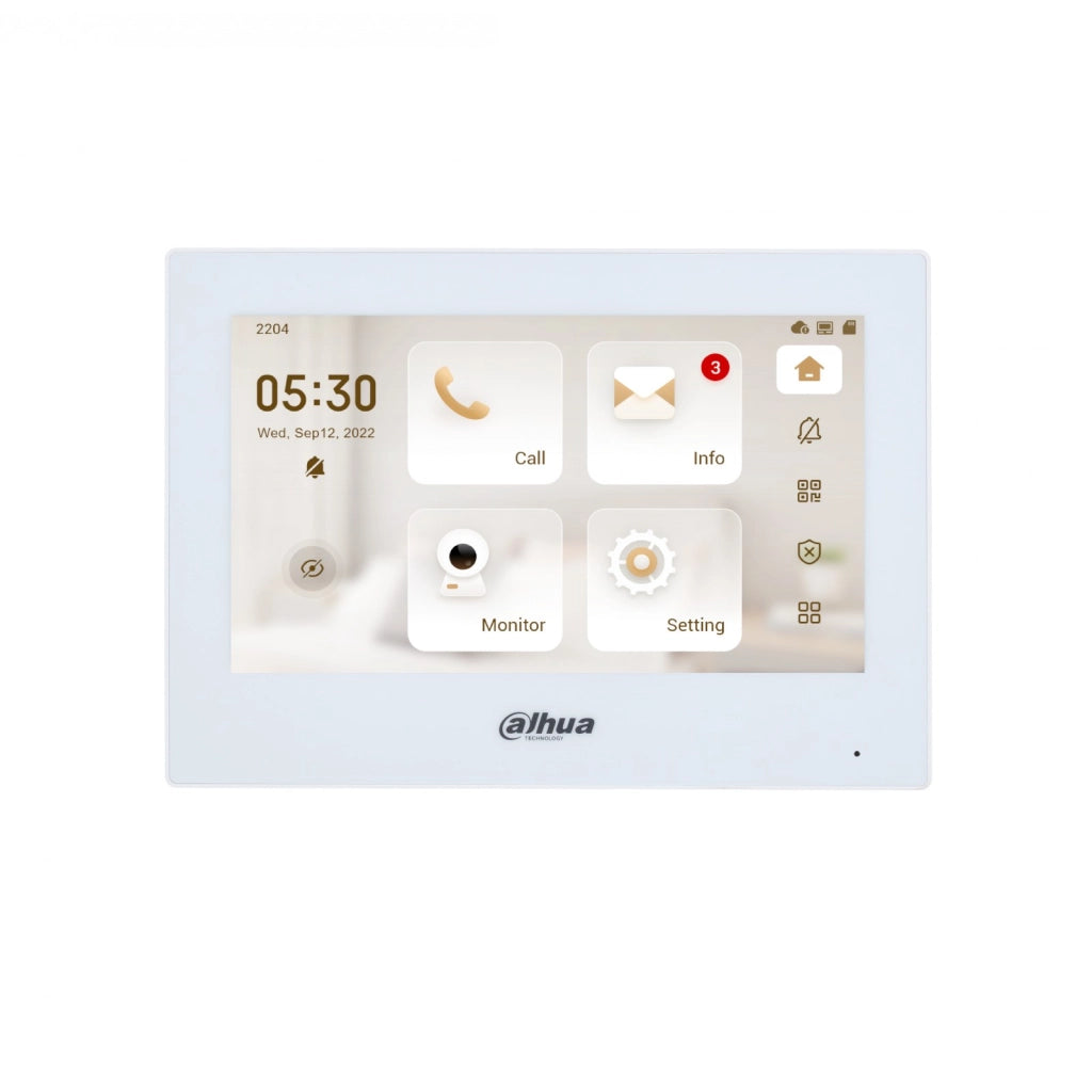 Dahua IP & Wi-Fi Indoor Monitor White VTH2621GW-WP