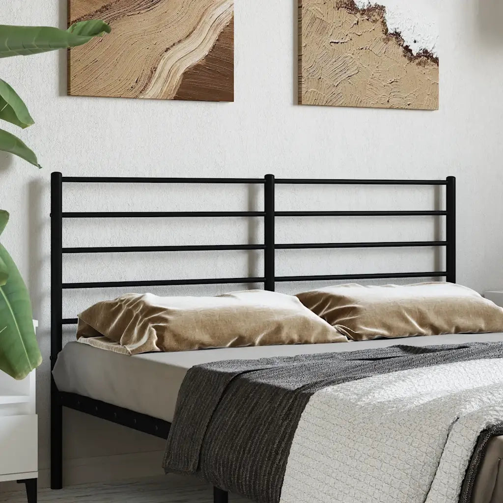 Testiera di Ricambio in Metallo Nero 120 cm 352350