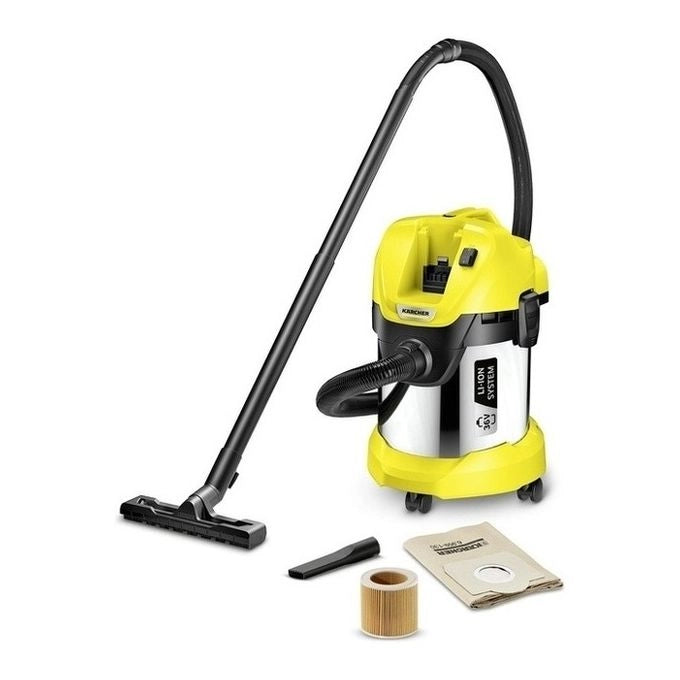Kärcher WD 3 Battery Premium 17 L Aspiratore a cilindro Secco e bagnato 300 W Sacchetto per la polvere