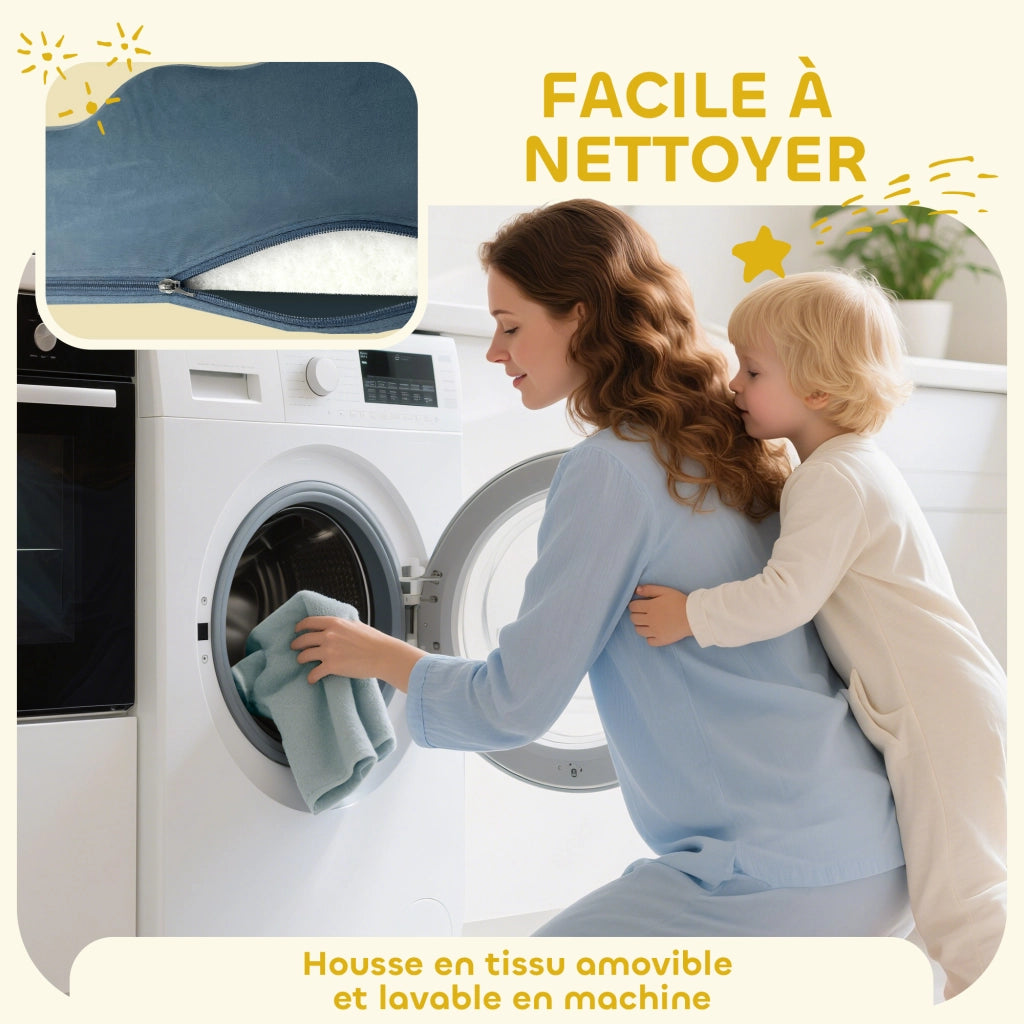 Tappeto gioco motricita' bebe' 9 pezzi ¨C zephmum ¨C multicolore