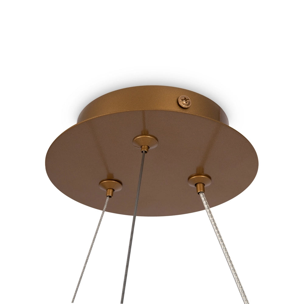 Lampada a sospensione Maytoni Balance ottone 4 luci Ø61