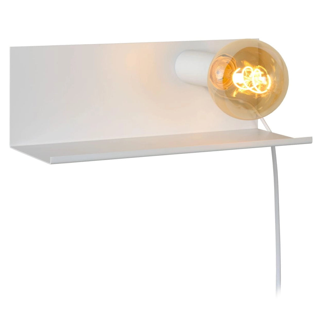 Lucide SEBO applique bianca metallo E27 40W IP20 dimmer