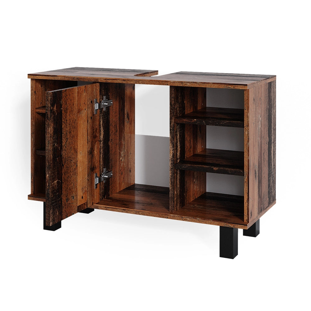 Mobile sottolavabo per bagno Fynn Legno antico 80 x 54 cm Vicco