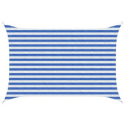 Telo Ombra Blu e Bianco 2 x 3,5 m HDPE 42032877