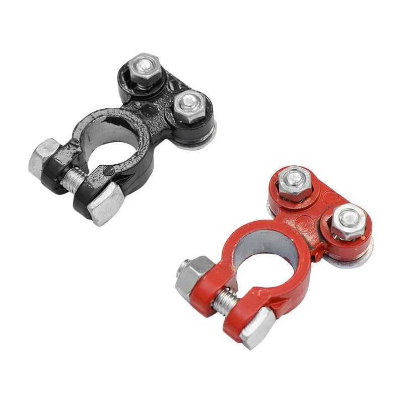Set di terminali per batteria rossi e neri Breckner Germany