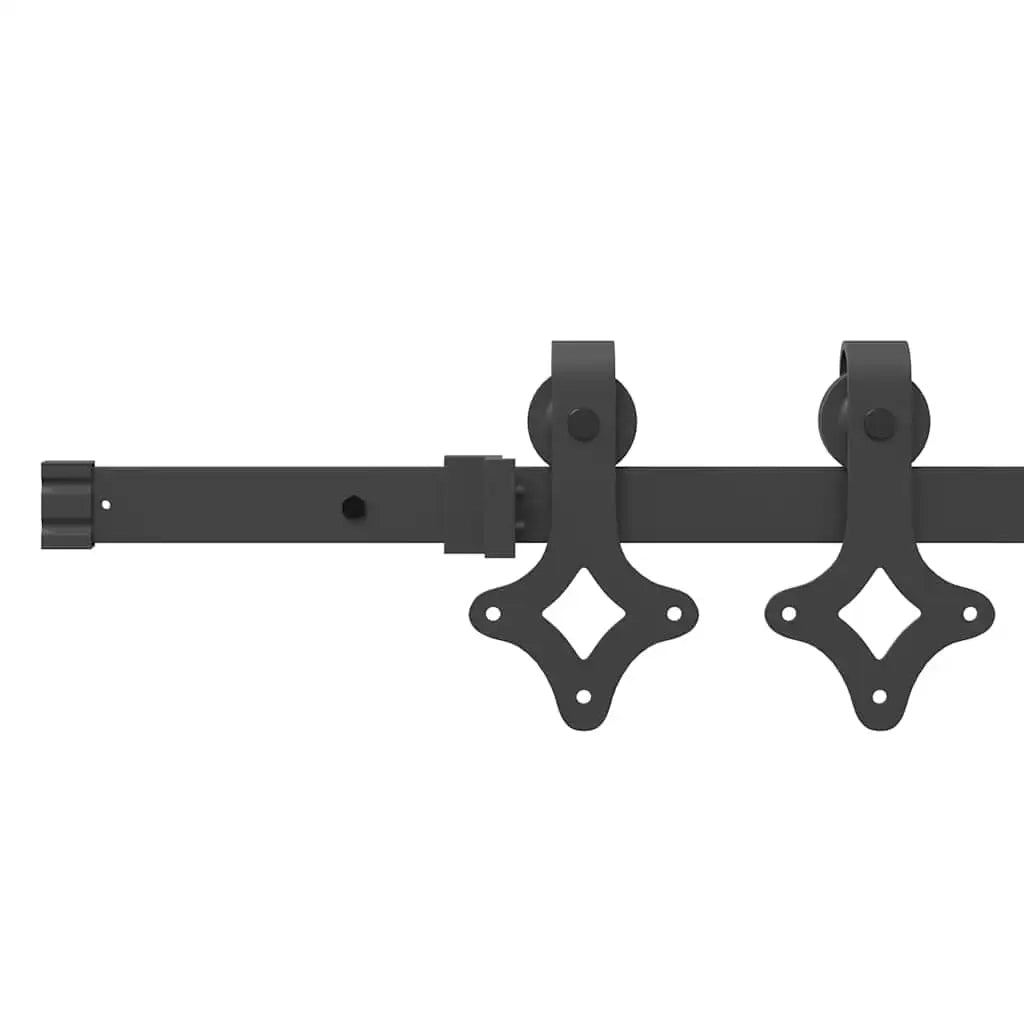 Porta scorrevole ORKDAL Bianco e Nero 93 x 211 cm 3332178