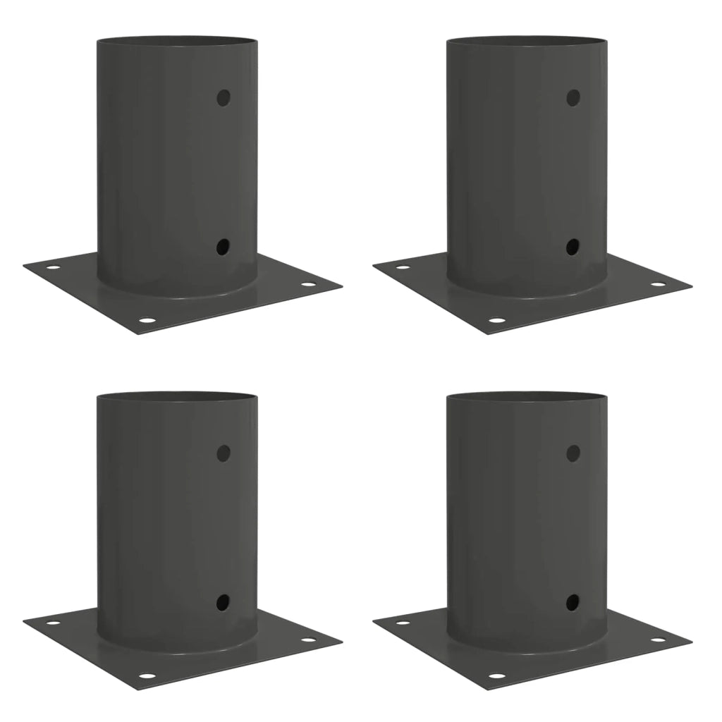 Ancora rotonda per terreno 4 pz Antracite 15 x 15 x 15 cm CFW5598105