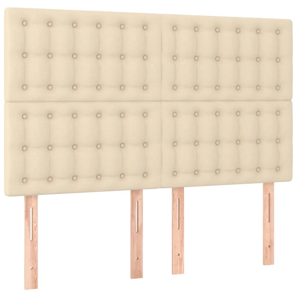 Giroletto a Molle con Materasso Crema 140x200 cm in Tessuto 3128850