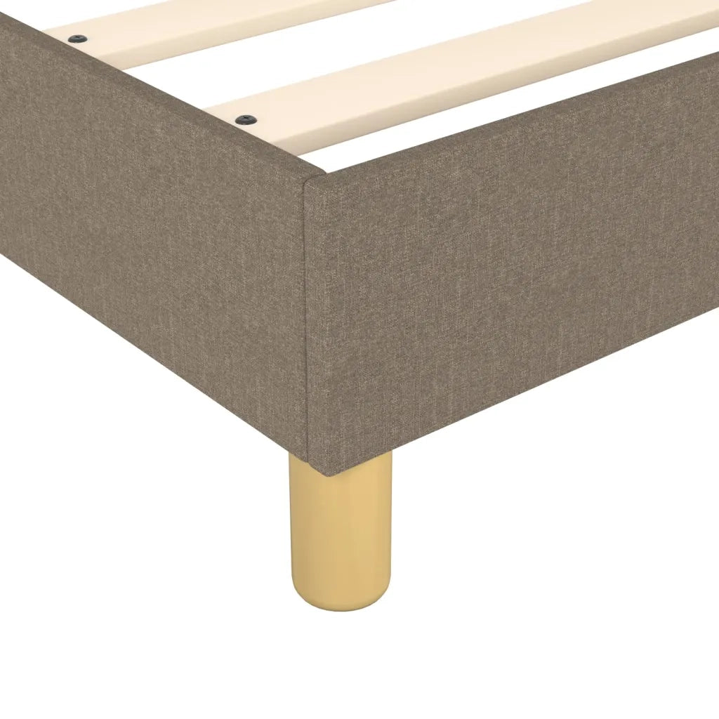 Struttura Letto a Rete a Molle Tortora 90x190 cm Tessuto 3120578