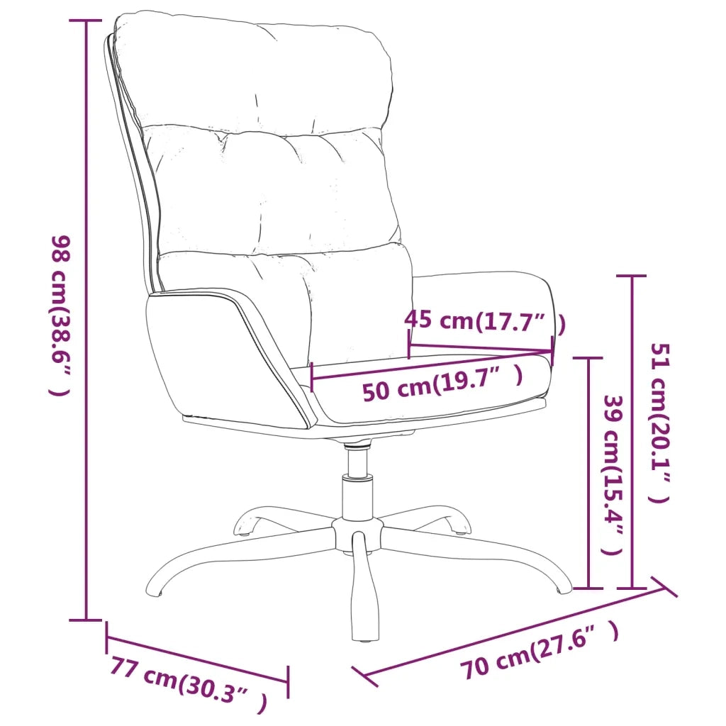 Poltrona Relax Grigio Scuro in Tessuto 341177