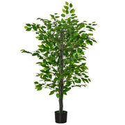 Albero Finto Ficus Artificiale ¨C Minimal ¨C H135cm con Vaso