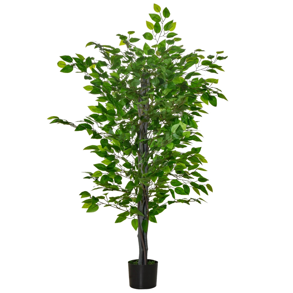 Albero Finto Ficus Artificiale ¨C Minimal ¨C H135cm con Vaso