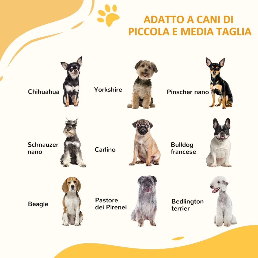Cancelletto per Cani ¨C Minimal ¨C Bianco Acciaio 74-100x76 cm