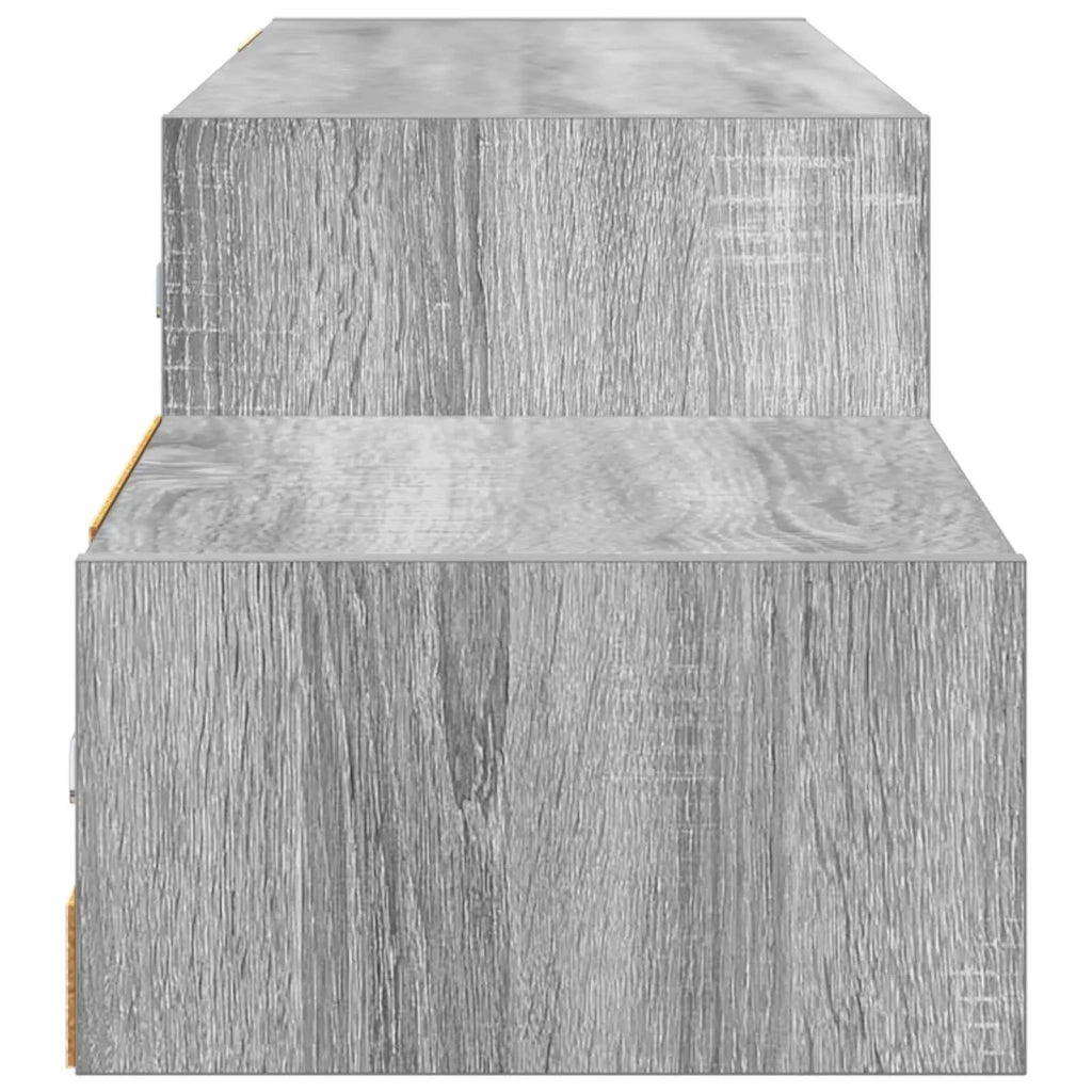 Mobile TV da Parete | Armadietto TV | Mobile Porta TV A Parete | Armadietto TV | Mobile Porta TV Sonoma grigio 150 x 28 x 26 cm