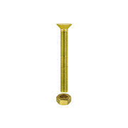 Viti per metallo T.P.S. ottone M6 x 20 - 4 pz.