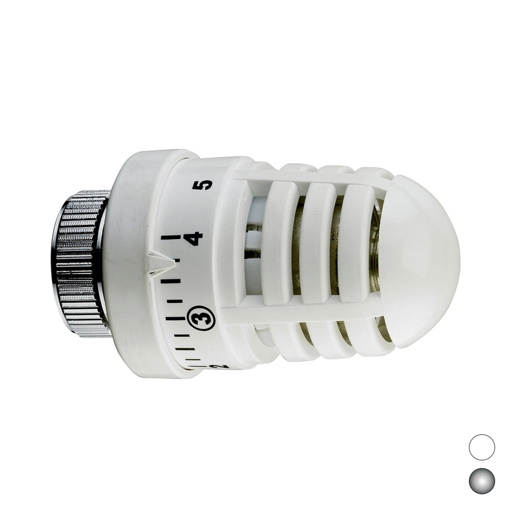 TESTA TERMOSTATICA CON SENSORE A LIQUIDO- Bianco- S.F.- pezzi 1