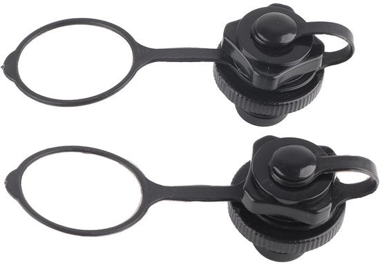 Pompa aeree da 2 pezzi - Barchetta gonfiabile - Pluggi aerei - Sostituzione - Plastica - Diametro 22 mm - Facile da installare - Valvola di gonfiaggio