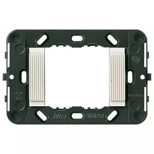 VIMAR IDEA - SUPPORTO 2M RIGATO SCATOLE DA INCASSO 3M BIANCO