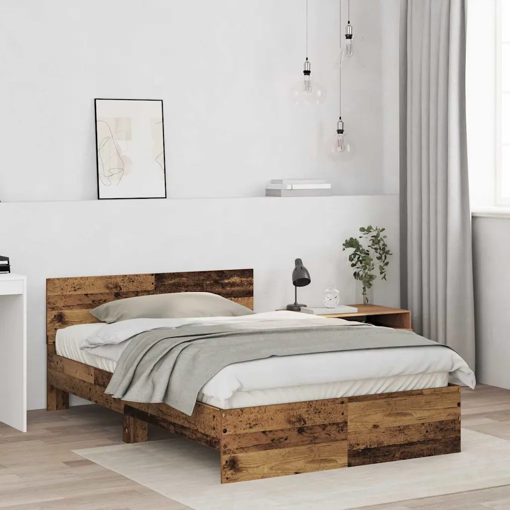 Struttura del letto Legno vecchio 193 x 125 x 70 cm