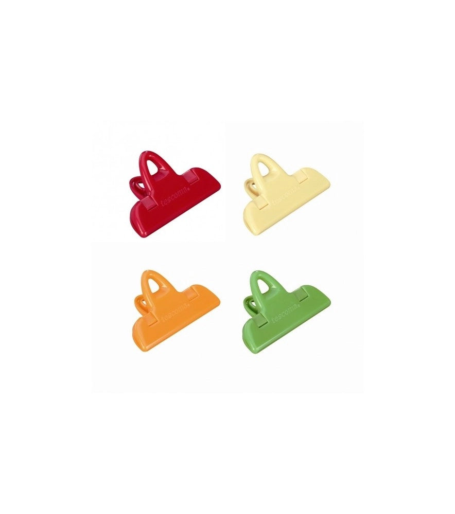 CLIP PER SACCHETTI 'PRESTO' 4 PEZZI 7 cm - TESCOMA