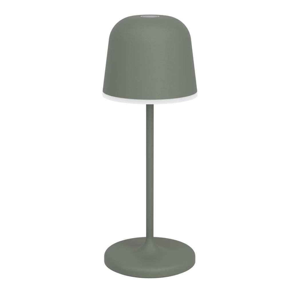 Lampada Ricaricabile Moderna Mannera-S Acciaio Verde Led 1,8W 170Lm Ip54