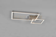 PADELLA PLAFONIERA LED 25W 3000lm, 4000K ACCIAIO CON SNODO DIMMERABILE CON INTERRUTTORE L. 63,5CM