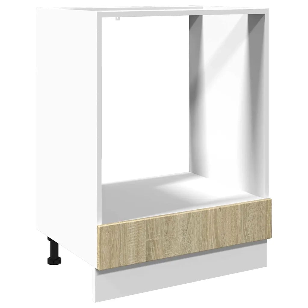 Mobile per Forno Rovere Sonoma 60x46x81,5 cm Legno Multistrato 849617