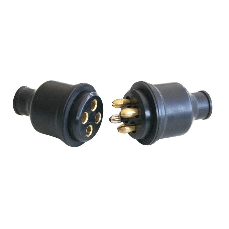 PRESA SPINA 2 POLI NYLON QUADRIPOLAR PLUG AND SOCKET