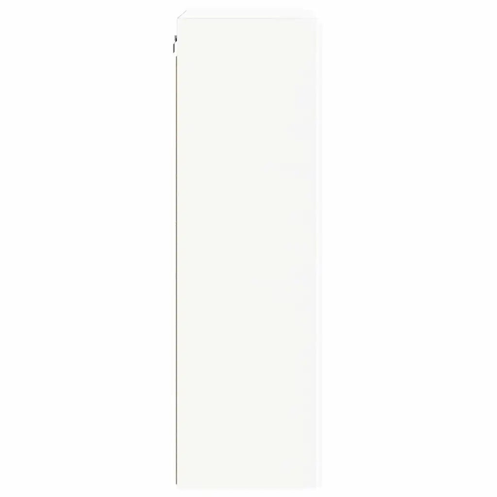 Mobile TV da Parete | Armadietto TV | Mobile Porta TV Bianco 59,5 x 31 x 100 cm Legno multistrato