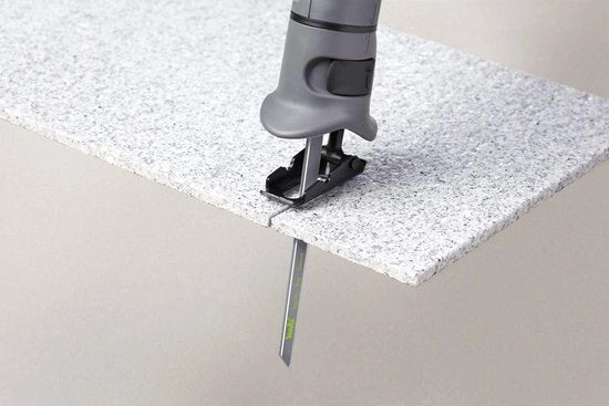 Lamelle di sega a diamante per la lavorazione di piastrelle ceramici flessibili in acciaio HCS nero lucido con affilatura fine da 1-2 pollici, scheggia universale
