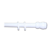 BASTONE LEGNO A TIRO D 35 BIANCO 180CM S/SUPP.