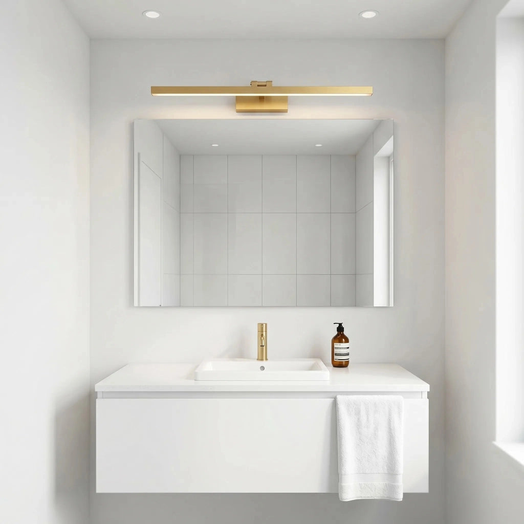 Applique Da Bagno Led APP1865-1W 80 Cm Brush Gold