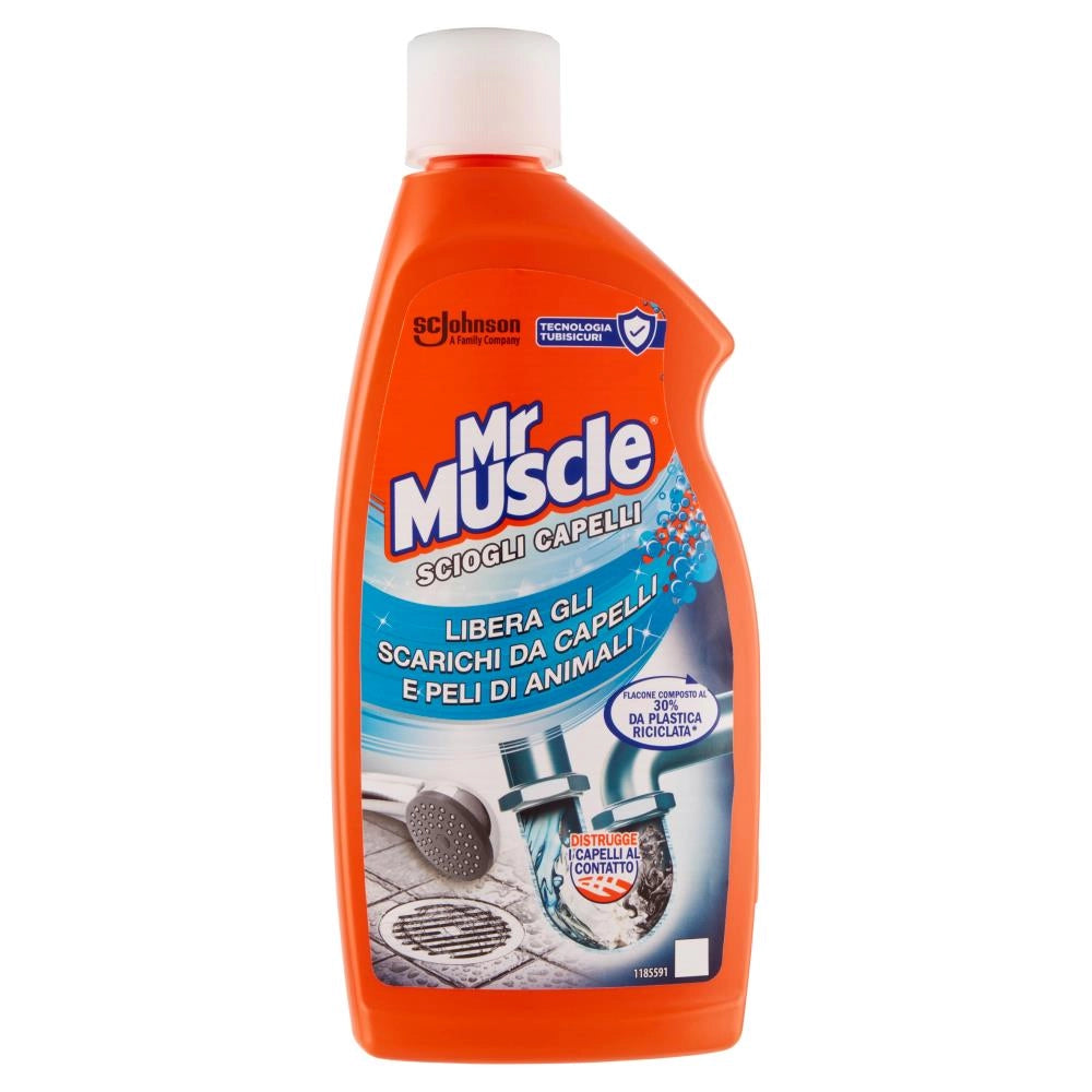 MR MUSCOLO SET 6 DISGORGANTE SCIOGLI CAPELLI DA 500 ML