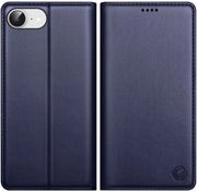 Portafoglio in pelle premium per iPhone 17/16 - Custodia pieghevole in pelle morbida - Protezione 360° - Chiusura magnetica - Pelle PU morbida - Custodia per smartphone
