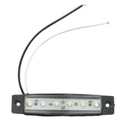 Lampada laterale con LED bianca, 12V/24V, Breckner Germany.