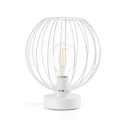 Lampada da tavolo Melone bianco