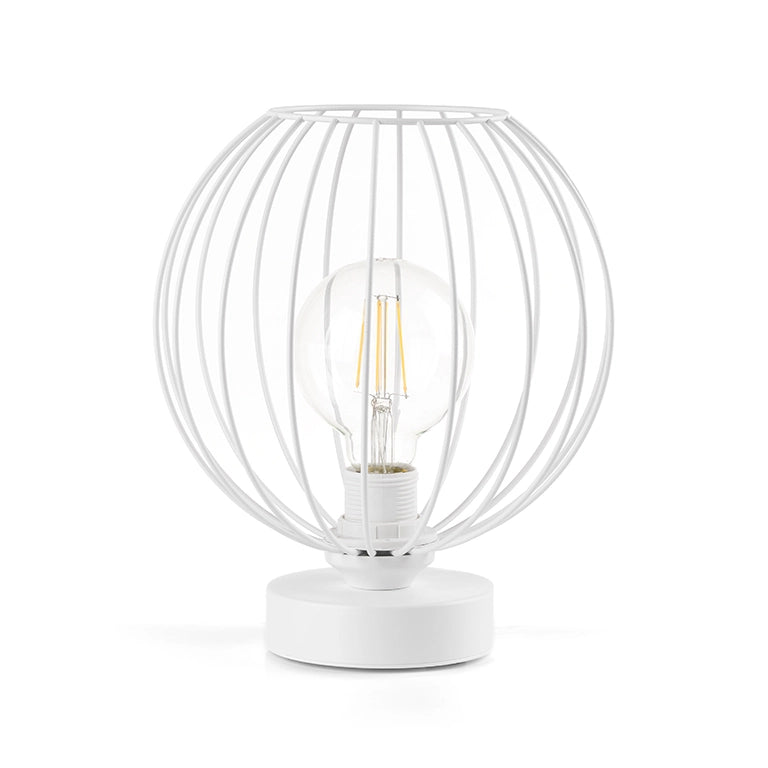 Lampada da tavolo Melone bianco