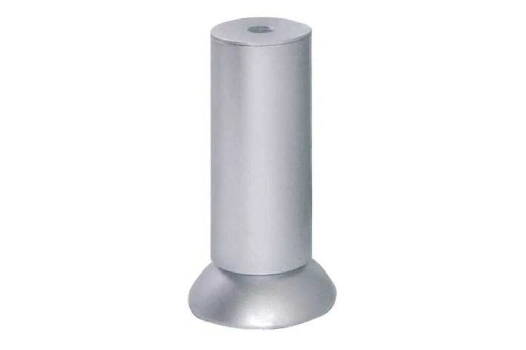 Piedino In Plastica D35H120Mm Alluminio - Masidef
