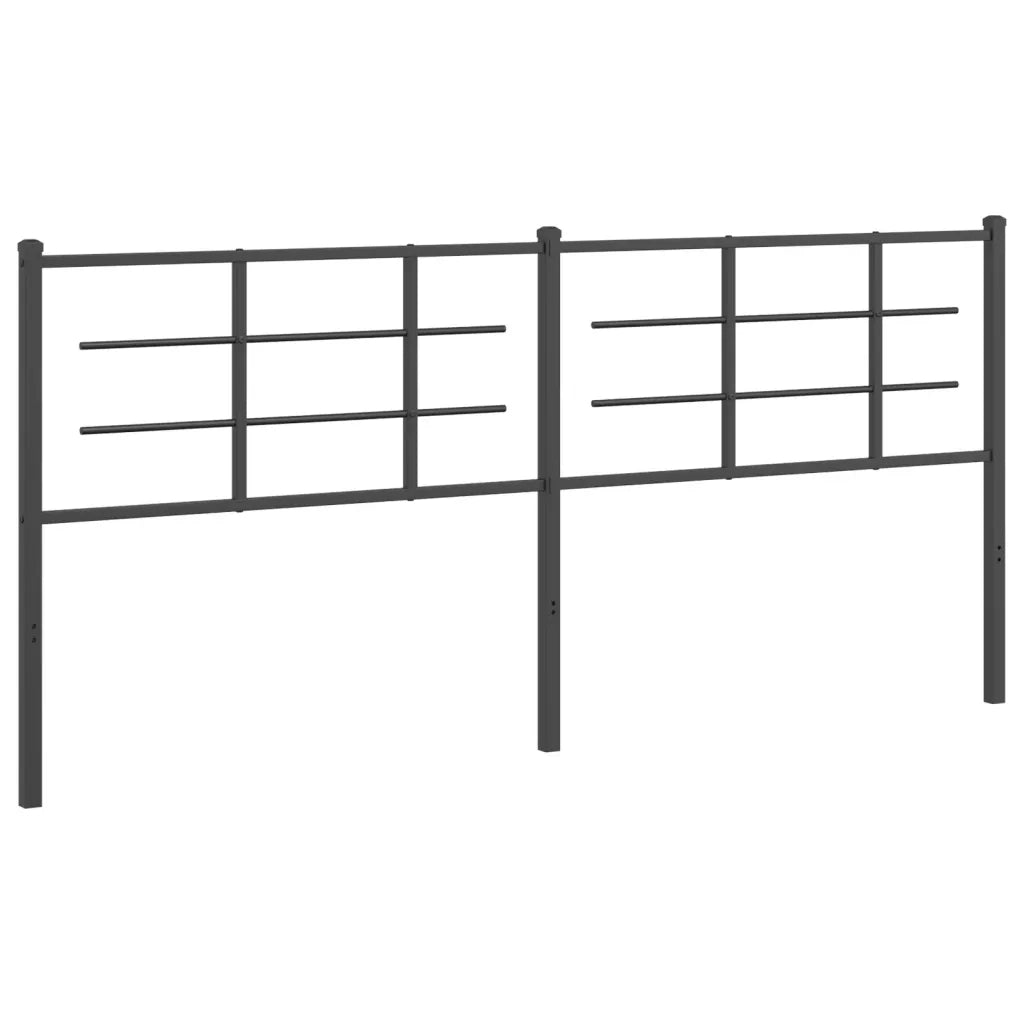 Testiera di Ricambio in Metallo Nero 200 cm 355599