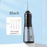 Elettrodomestico portatile per la cura della pelle - flossatore - nero