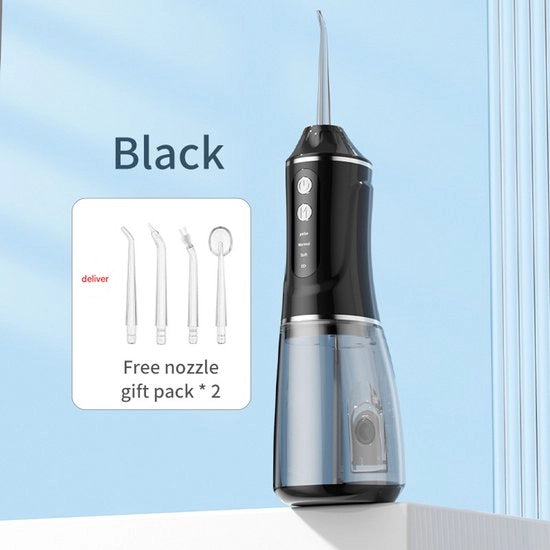 Elettrodomestico portatile per la cura della pelle - flossatore - nero