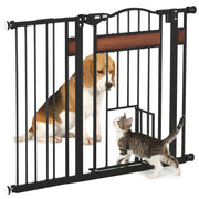 Cancello per Cani ¨C Minimal ¨C Nero 74-105x76.2 cm
