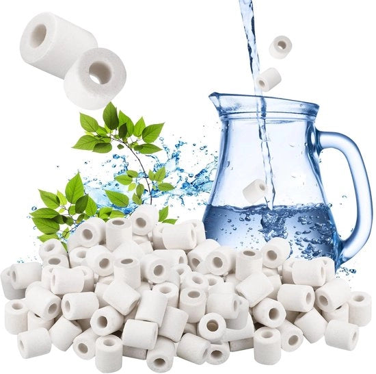 Kit di Emergenza per Filtro d'Acqua - Filtra Anticalcare - Rimuove Chloro - Naturale Calcio - Sostitutivo di Kralen Keramici - Filtro Sostituibile - Durevole e Ecologico
