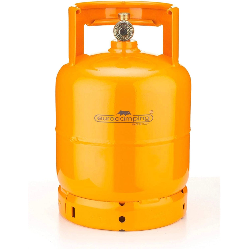 BOMBOLA GAS GPL 3KG CAMPEGGIO VUOTA RICARICABILE FORNELLINO EUROCAMPING 51031003/TP