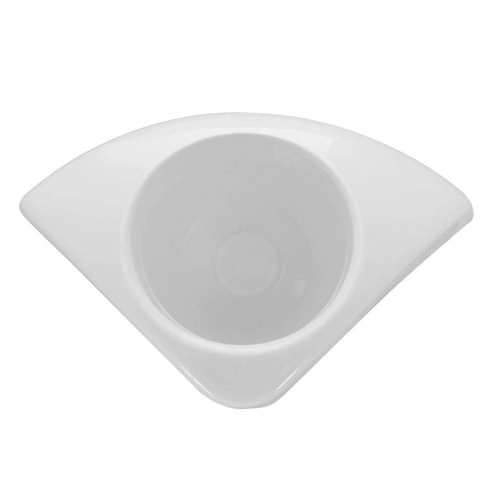Portascopino wc angolare in Plastica bianco da appoggio